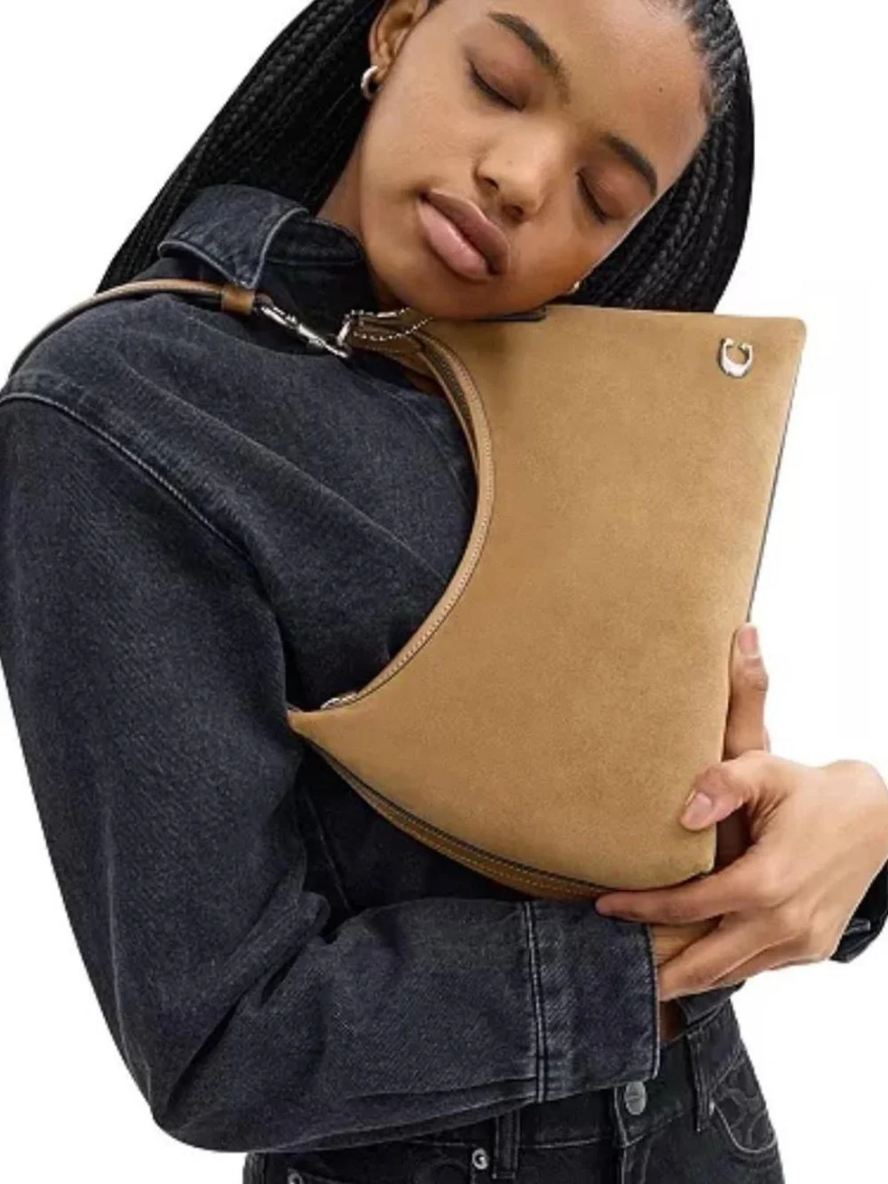 New Coach Juliet Suede Shoulder Bag